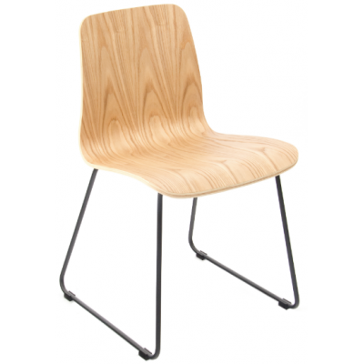 Hagen Cafe Chair with Skid Frame